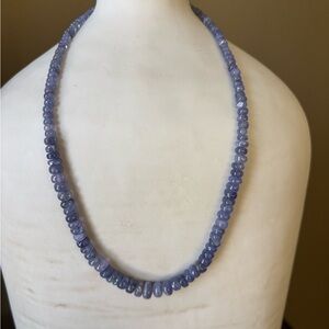 Jay King Mine Finds Tanzanite Beaded Necklace